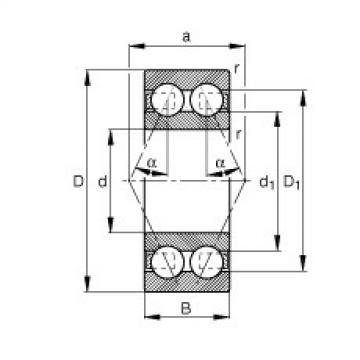 FAG Schr&auml;gkugellager - 3204-BD-XL-TVH