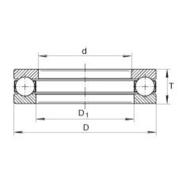 FAG Axial deep groove ball bearings - 2902