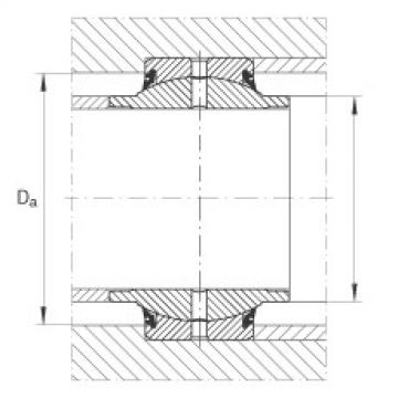 FAG Radial spherical plain bearings - GE45-HO-2RS