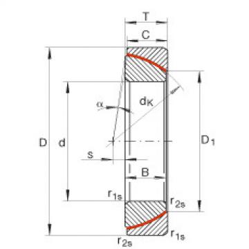 FAG Angular contact spherical plain bearings - GE70-SW