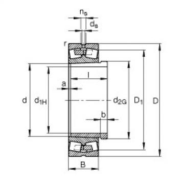 المحامل 241/710-B-K30-MB + AH241/710-H FAG