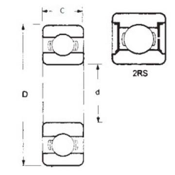 المحامل 6911-2RS FBJ