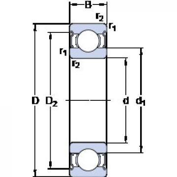 المحامل 6203-2Z SKF