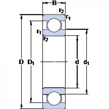 المحامل 6304 ETN9 SKF