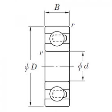 المحامل 3NC6004MD4 KOYO