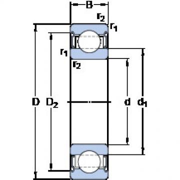 المحامل 6314-2Z/VA208 SKF