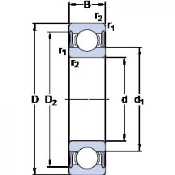 المحامل 6309-2RS1 SKF