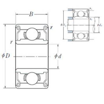 المحامل R2-6ZZ ISO