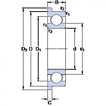 المحامل W 627/6 XR SKF