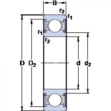 المحامل W 607-2RS1 SKF