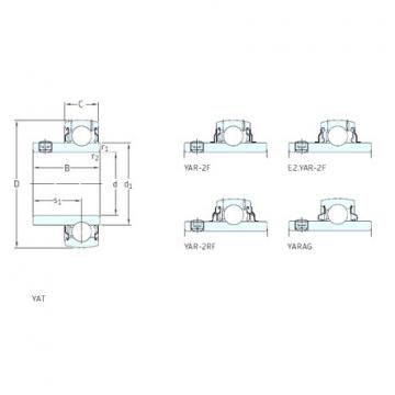 المحامل E2.YAR206-103-2F SKF