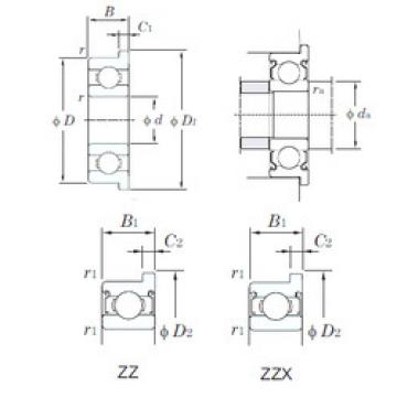 المحامل F605ZZ KOYO