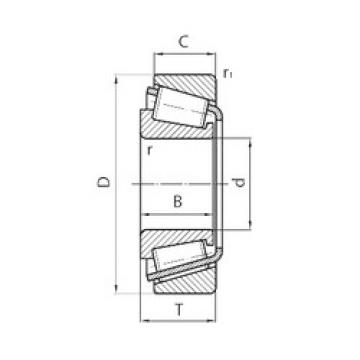 المحامل NP353549/NP673396 Timken