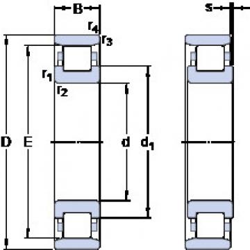 المحامل N 326 ECP SKF