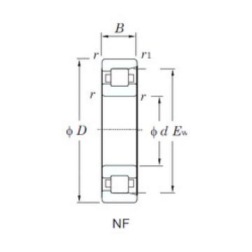 المحامل NF314 KOYO