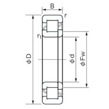 المحامل NUP 2240 E NACHI