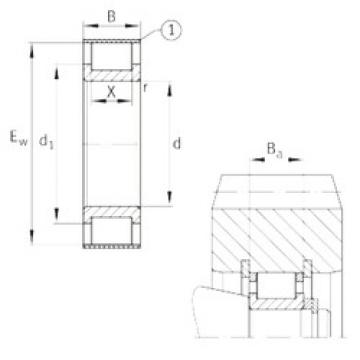 المحامل RSL182308-A INA