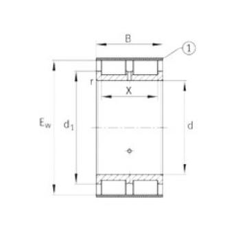 المحامل RSL185036-A INA