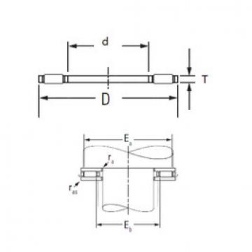 المحامل AXK4060 Timken