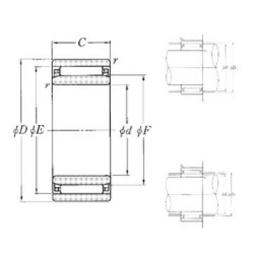 المحامل NAO-55×85×30 NTN