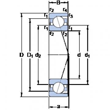 المحامل 71830 CD/HCP4 SKF