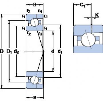 المحامل 709 ACE/HCP4AH SKF