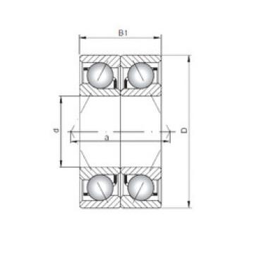 المحامل 7206 BDB ISO