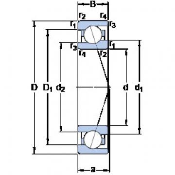 المحامل 71918 ACE/P4A SKF