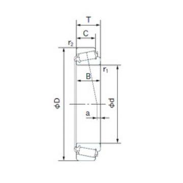 المحامل E32209J NACHI