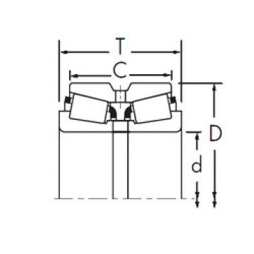 المحامل 395/394DC+X1S-395 Timken