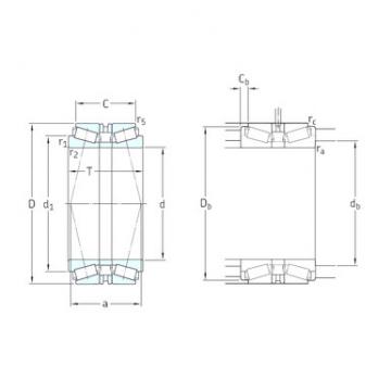 المحامل 32036T150X/DB SKF