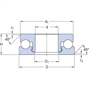 المحامل 51109 V/HR11Q1 SKF