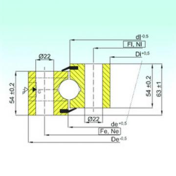 المحامل NB1.25.1055.200-1PPN ISB