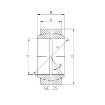 المحامل GE 040/65 XES-2RS CX