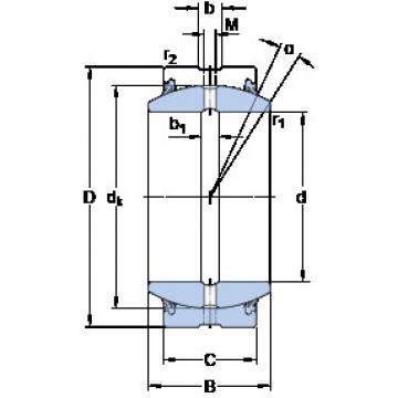 المحامل GE 280 ES-2RS SKF