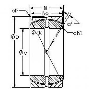 المحامل GEC480HCS AST