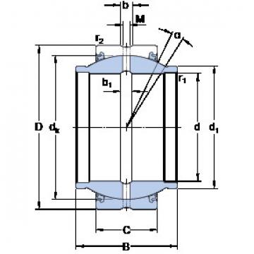 المحامل GEZM 200 ESX-2LS SKF