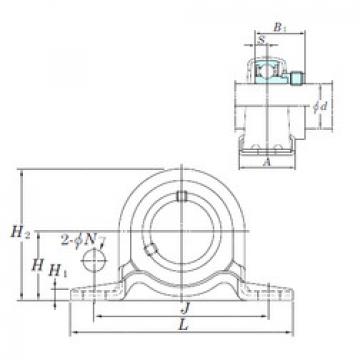 المحامل SAPP206-18 KOYO