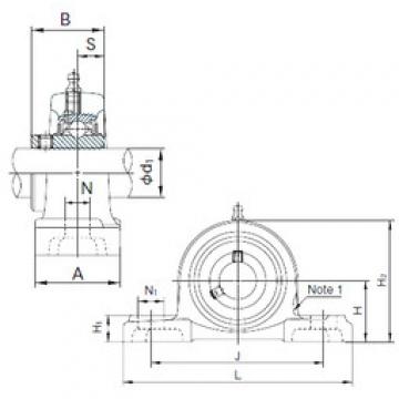 المحامل UCP204 NACHI