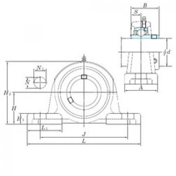 المحامل UCP207-21 KOYO