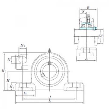 المحامل UCP207-20SC KOYO