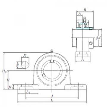 المحامل UCSP209H1S6 KOYO