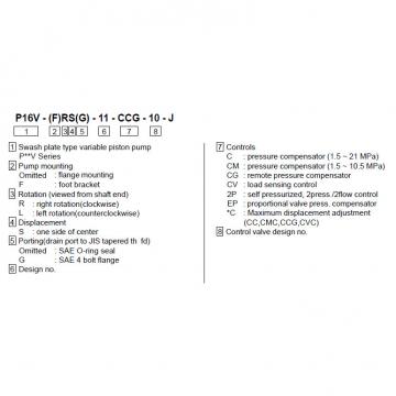 TOKIME piston pump P100VFR-11-CMC-10-J