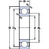 المحامل 6203-2Z SKF