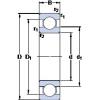 المحامل 6304 ETN9 SKF