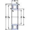 المحامل W 6000-2RS1 SKF #1 small image