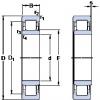 المحامل NU 1028 M/C3VL2071 SKF