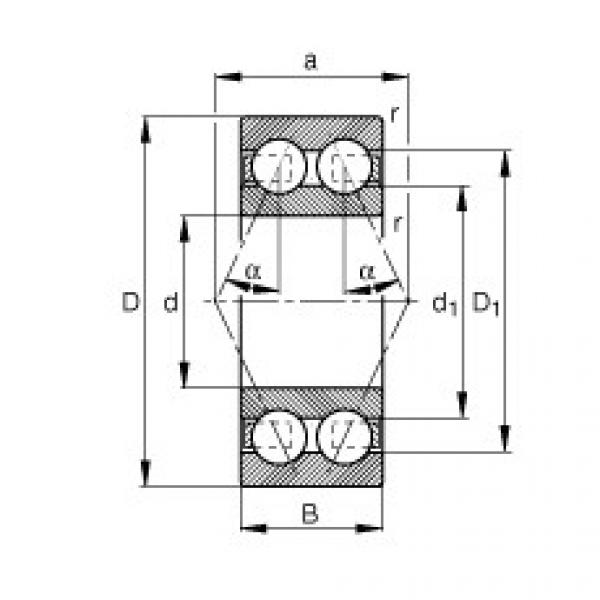 FAG Schr&auml;gkugellager - 3208-BD-XL #1 image