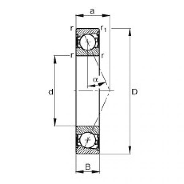 المحامل B71910-E-2RSD-T-P4S FAG #1 image