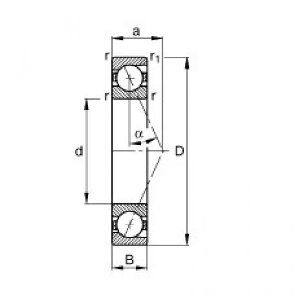 المحامل B7220-E-T-P4S FAG #1 image